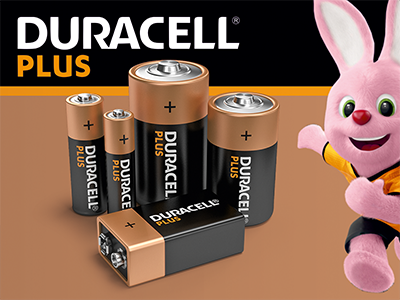 Duracell Plus AAA Batteries Box of 40 Bulk Pack Alkaline Size